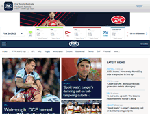 Tablet Screenshot of foxsports.com.au